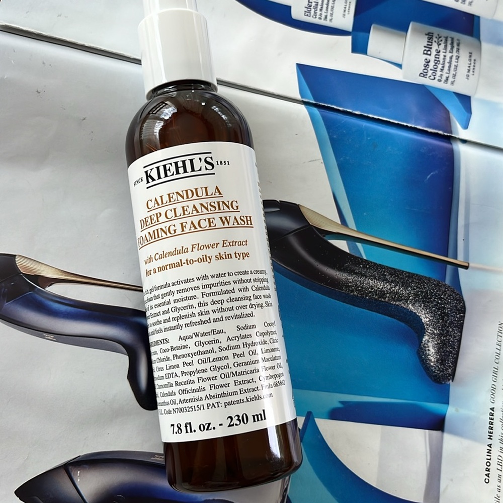 Kiehl's Calendula Deep Clean Foaming Face Wash Skincare New 230ml